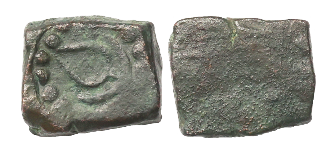 Gond Kingdom of Devagarh Branch, Anonymous Issue, Copper Paisa, 4.38 gms, Devagadh Branch,