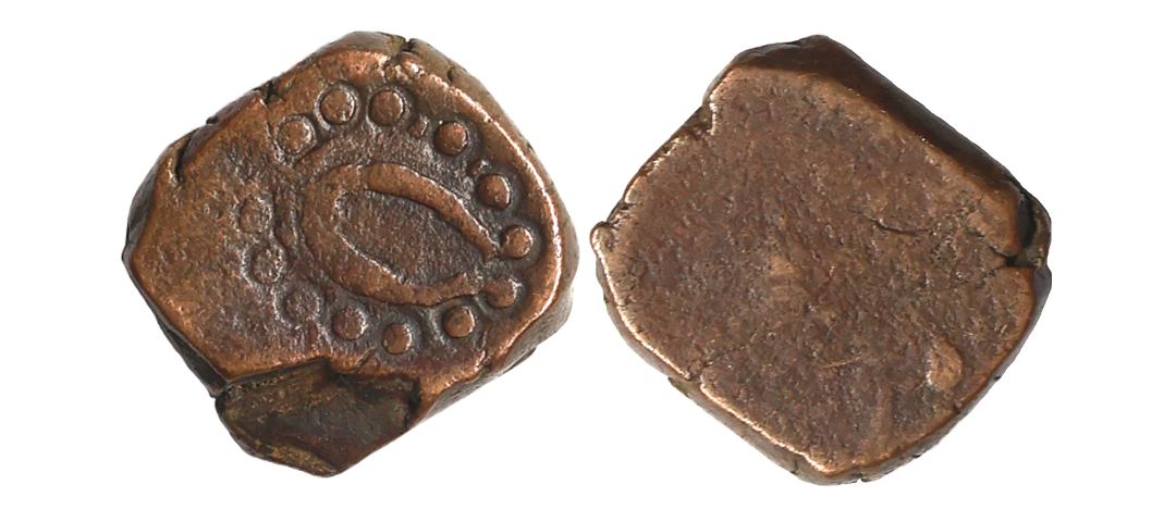 Gond Kingdom of Devagarh Branch, Anonymous Issue, Copper Paisa, 5.27 gms, Devagadh Branch,