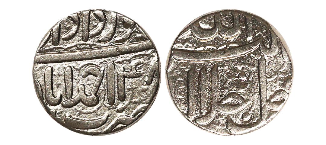 Akbar (AH 963-1014, 1556-1605 AD), Silver Rupee, 11.34 gms, Ahmadabad Mint, Ilahi Month Kh