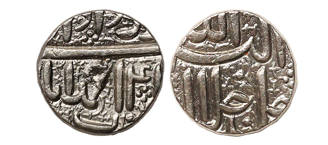 Akbar (AH 963-1014, 1556-1605 AD), Silver Rupee, 11.44 gms, Ahmadabad Mint, Ilahi Month Kh