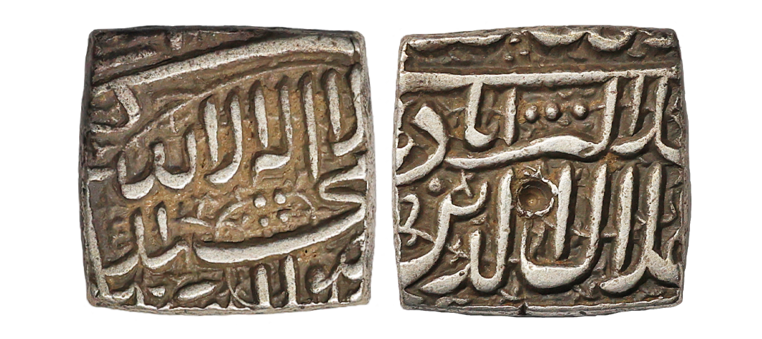 Akbar (AH 963-1014, 1556-1605 AD), Silver Rupee, 11.35 gms, Ahmadabad Mint by type, AH 100
