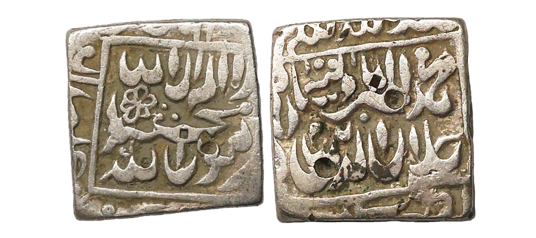 Akbar (AH 963-1014, 1556-1605 AD), Silver Rupee, 10.90 gms, Bang Mint, AH 1001, Obv. Kalim