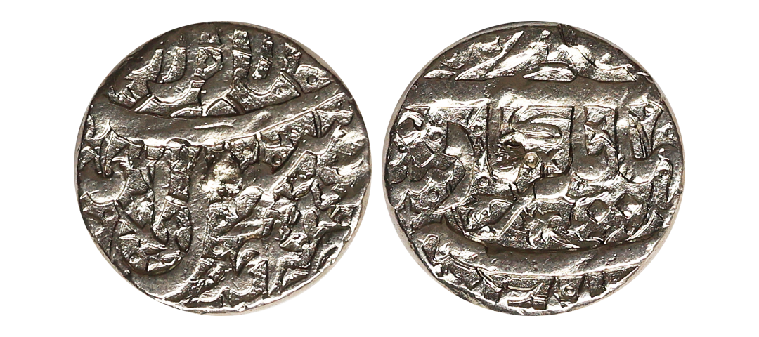 Jahangir (AH 1014-1037, 1605-1627 AD), Silver Rupee, 11.27 gms, Ahmadnagar Mint, KM #141.1