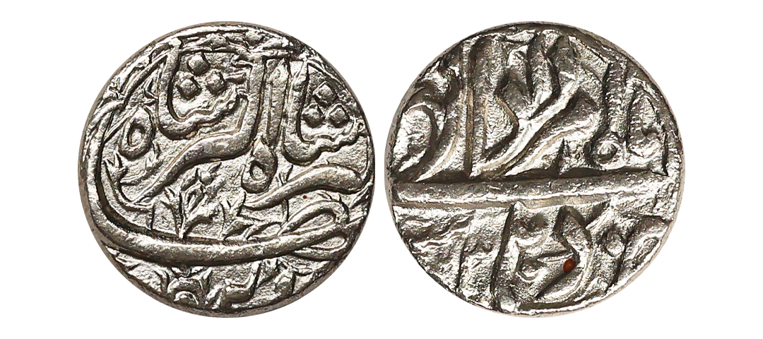 Jahangir (AH 1014-1037, 1605-1627 AD), Silver Rupee, 11.13 gms, Delhi Mint, Ilahi Mont Ama